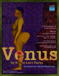Venus Poster - Theatre UAB