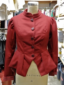 Jacket Front - Made to wear on a corseted frame